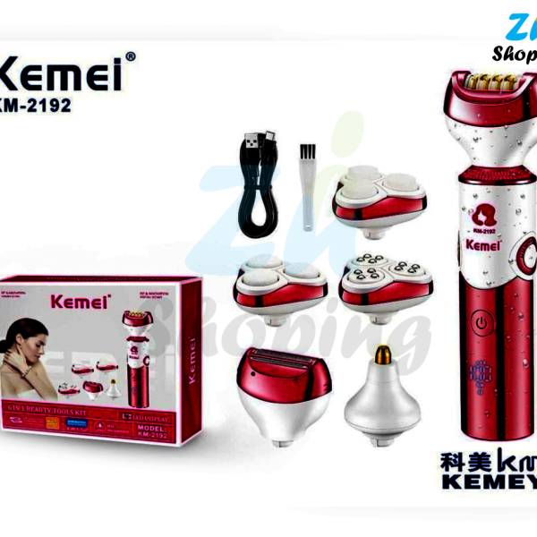 اپیلاتور 6 کاره کیمی اصل مدل KM_2192 اصلی