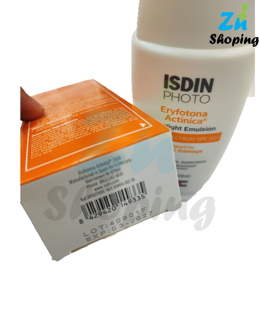 ضدافتاب ترمیم کننده ایزدین مدل ISDIN Eryfotona Actinica SPF 50+