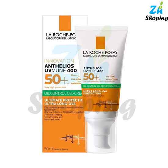 ضد آفتاب پوست خشک بی رنگ SPF50 لاروش پوزای