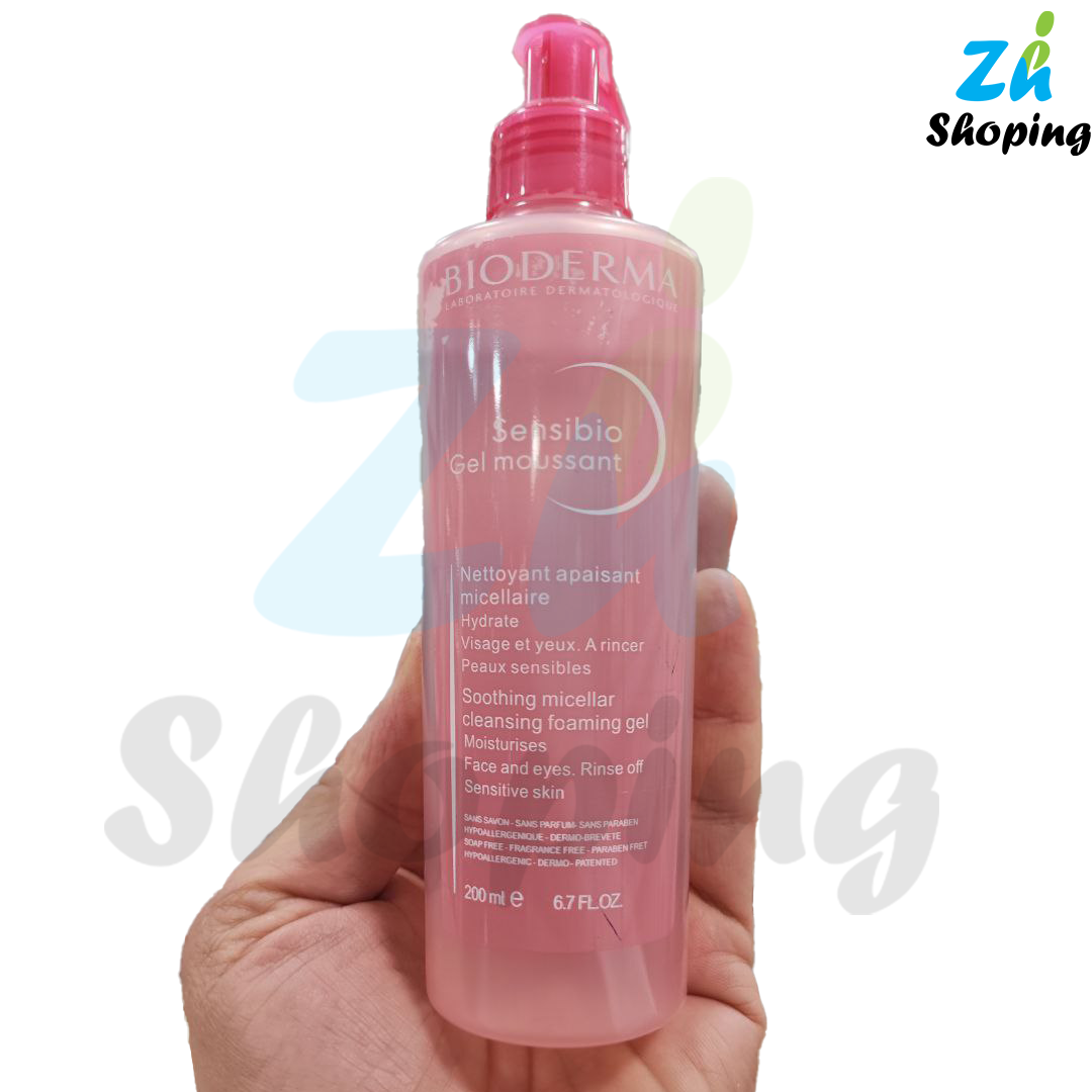 ژل شستشوی بایودرما مدل SENSIBIO مناسب پوست حساس حجم 200 میل