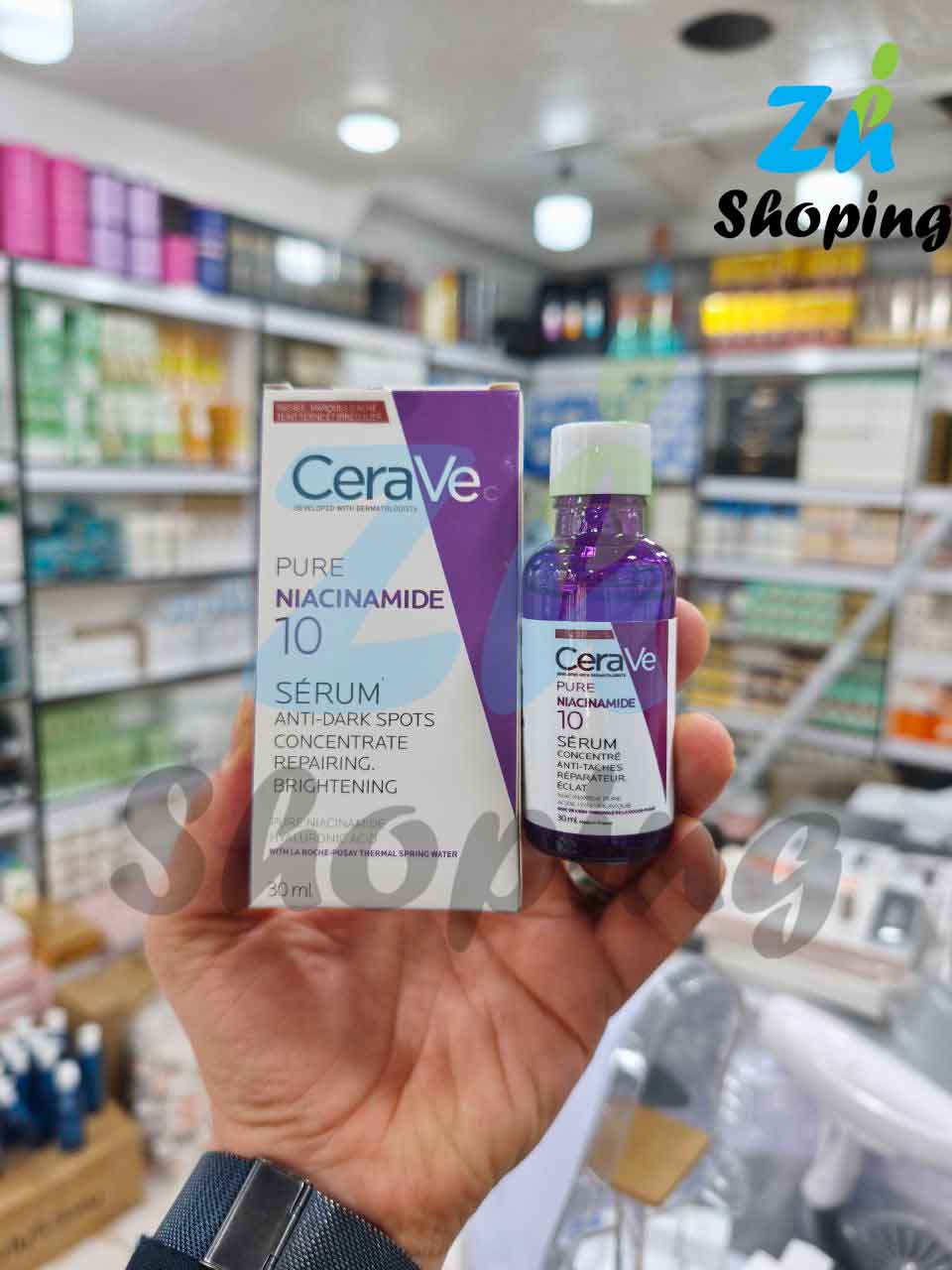 سرم ضد لک نیاسینامید سراوی NIACINAMIDE 10 حجم 30 میل