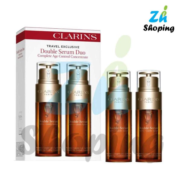 پک دو عددی دابل سرم جوانساز کلارنس CLARINS TRAVEL