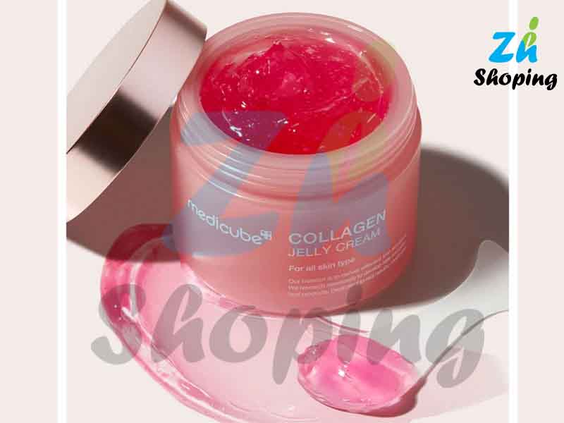 کرم ژله ای کلاژن مدی کیوب آبرسانی عمیق و جوانساز با کلاژن دریایی 50 میل